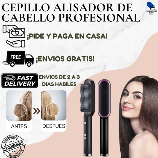 Cepillo Alisador de Cabello Profesional