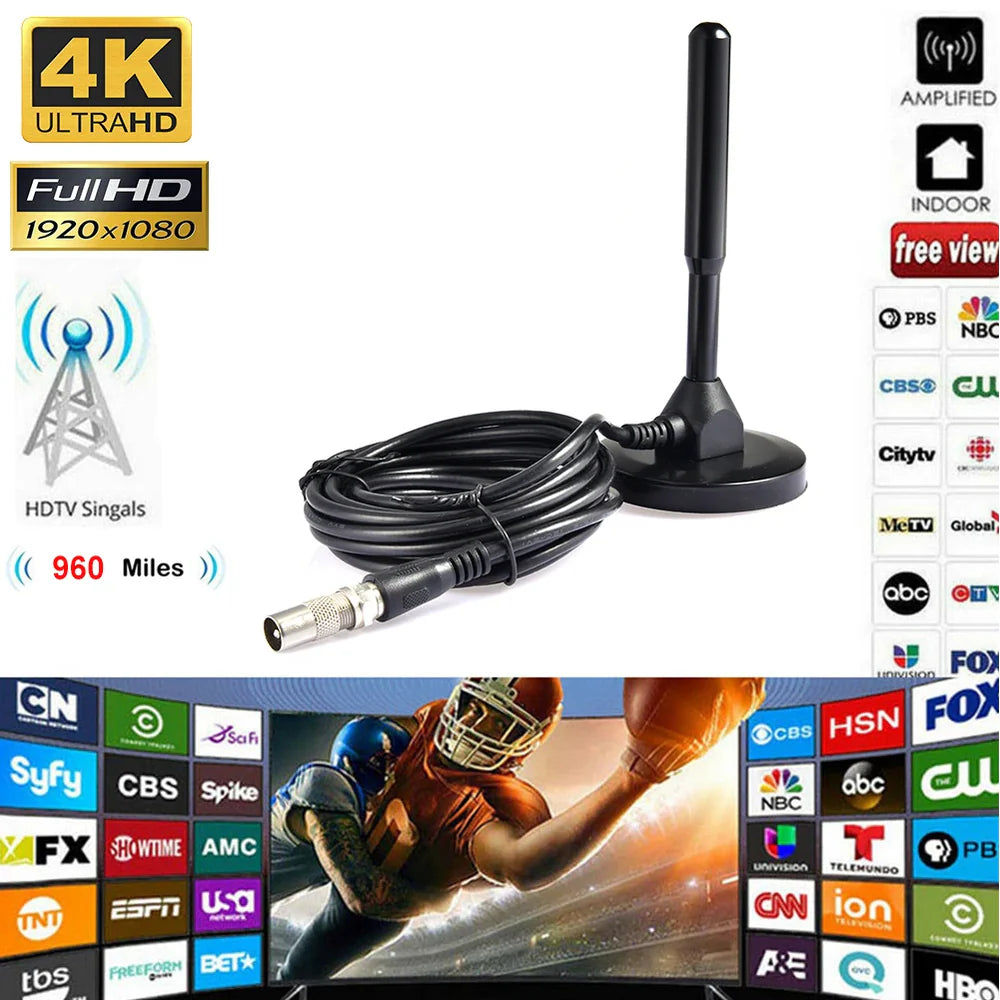 ¡Disfruta de TV HD en 4K GRATIS! Antena HDTV 📡 + ENVÍO GRATIS 🚚