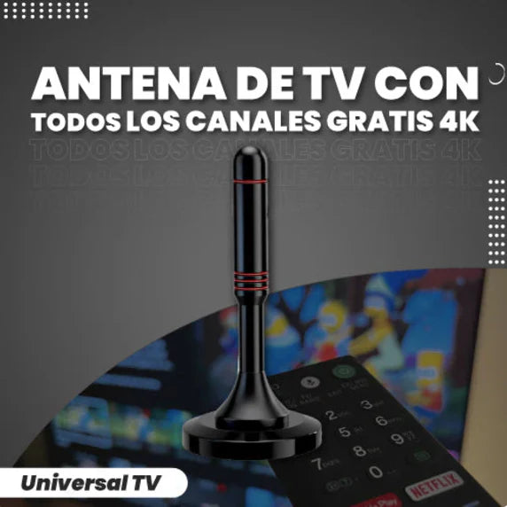 ¡Disfruta de TV HD en 4K GRATIS! Antena HDTV 📡 + ENVÍO GRATIS 🚚