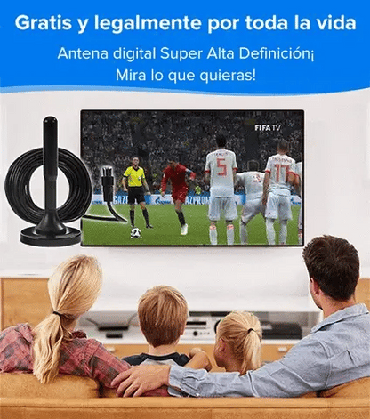 ¡Disfruta de TV HD en 4K GRATIS! Antena HDTV 📡 + ENVÍO GRATIS 🚚